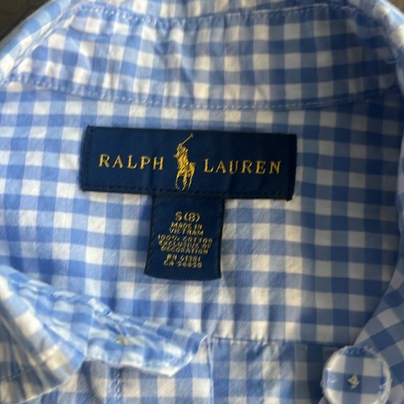Boys polo button shirt size small (8) - Picture 4 of 4
